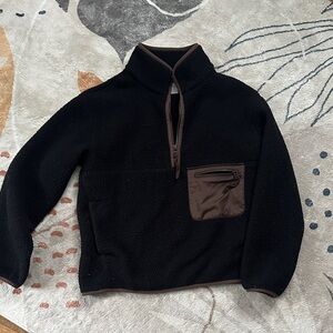 Everlane The Renew Fleece Oversized Half Zip-Up